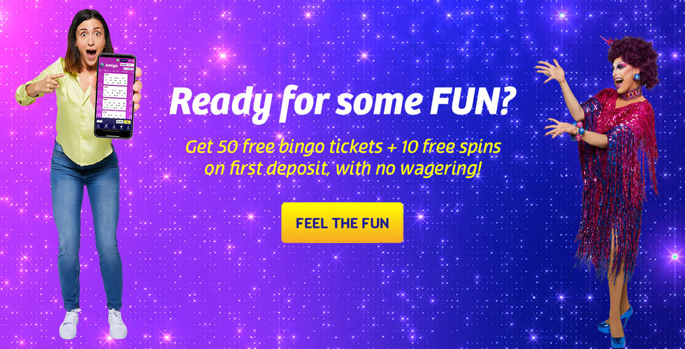 Get 50 Free Bingo Tickets & 10 Free Spins